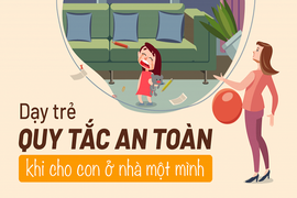 Cách dạy trẻ an toàn khi ở nhà