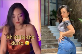 Bị chê đùi to, hot girl 9X phố cổ làm hẳn clip đáp trả 