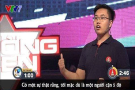 Trổ tài tranh luận trên VTV, nam sinh HN nói câu "cực gắt" 