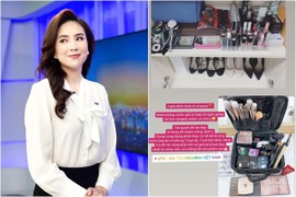 “MC đẹp nhất VTV” lộ tủ đồ ở cơ quan, netizen "tròn cả mắt"