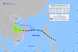 Dự báo thời tiết hôm nay 11/9: Bão Conson giật cấp 12 tiến gần đất liền