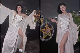 Cosplay "chị Hằng", Trần Đức Bo khiến netizen hú vía