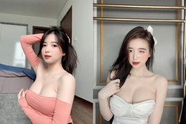 Hot girl Gen Z "mặt búng ra sữa", chuộng mốt khoe vòng 1