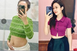 Cô giáo mầm non xứ Nghệ khoe vóc dáng sau khi sinh 2 con