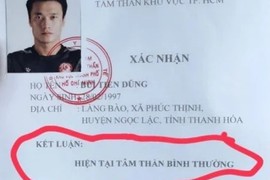 Ngã ngửa lý do Bùi Tiến Dũng đi khám tâm thần