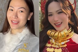 Cô dâu Cần Thơ đeo 20 cây vàng có màn biến hình gây sốt