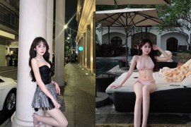 Hot girl bi-a Lê Tuyết Anh khoe body khiến fan nam xin luỵ