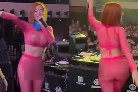 Nữ DJ hot nhất Hàn Quốc diện đồ xuyên thấu gây tranh cãi