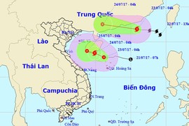 Bão số 3 suy yếu, áp thấp có thể mạnh lên thành bão trên Biển Đông