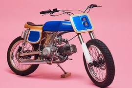 Ngắm tuyệt tác xe độ tí hon Honda SS50 