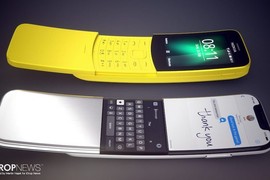 Bất ngờ ý tưởng iPhone màn hình cong giống “quả chuối” Nokia 8100