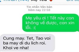 Dân mạng rần rần “troll” bố mẹ "Tết này con không về"