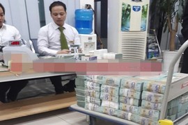 Cận cảnh 'kho tiền' khổng lồ thu được trong đường dây đánh bạc Phan Sào Nam