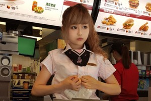 Ngất ngây trước nhan sắc của hotgirl McDonald Đài Loan