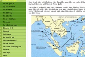 24h âm thầm tuyên truyền biển Đông là biển “Nam Trung Hoa”