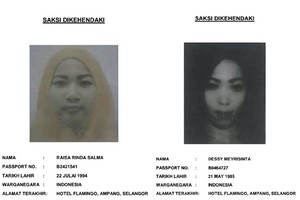 Truy tìm 2 phụ nữ Indonesia làm nhân chứng nghi án Kim Jong Nam