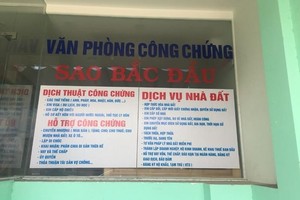 2 lưu ý phân biệt văn phòng công chứng thật, giả 