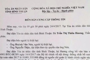 Trong tuần này, ông Huỳnh Văn Nén sẽ nhận tiền bồi thường