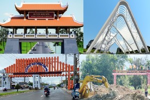 Những cổng chào tiền tỷ lãng phí, gây xôn xao dư luận