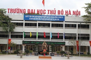 Điểm chuẩn Trường ĐH Thủ đô Hà Nội năm 2024, cao nhất 27,08 