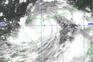 Hiện tại cơn bão số 3 vẫn đang ở cấp siêu bão