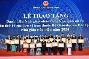 1.188 giáo viên được trao tặng danh hiệu NGND, NGƯT năm 2024 