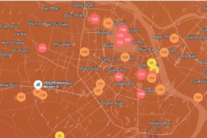 Chất lượng không khí Hà Nội ngày 11/01: Khu vực Nam Từ Liêm mức xấu