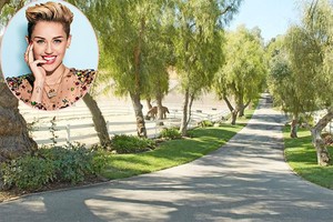 Điền trang thơ mộng rộng như công viên của Miley Cyrus