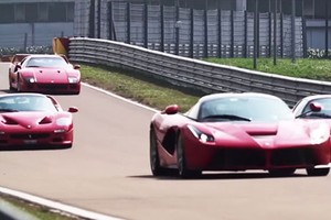 Ngắm “bộ tứ siêu đẳng” nhà Ferrari tụ hội tại trường đua