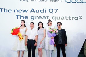 HH Đặng Thu Thảo, siêu mẫu Thanh Hằng đọ dáng với Audi