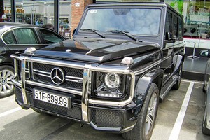 Mercedes G63 giá hơn 7 tỷ lăn bánh trên phố Sài Gòn