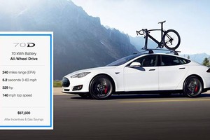 Tesla Model X 70D - siêu xe điện thực sự "rẻ" lộ diện