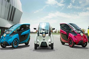 Cận cánh “xế xanh, hàng độc” 3 bánh Toyota i-Road EV 