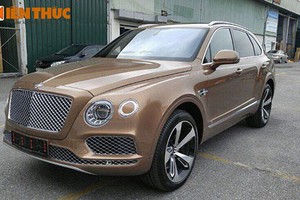 Siêu xe Bentley Bentayga về tay đại gia Hà Nội giá 27 tỷ