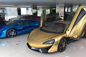 “Tình cũ” McLaren 12 tỷ của Cường Đô la bọc vàng siêu độc