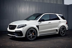 Mercedes GLE Guard chống đạn độ da cá sấu và vàng