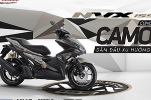 "Soi" Yamaha NVX 155 Camo mới giá 52,7 triệu tại VN