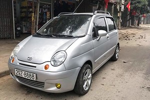 Ôtô siêu rẻ Daewoo Matiz biển "tứ quý 8" hơn 100 triệu đồng