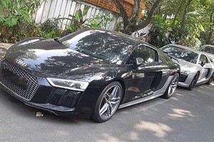 Đại gia Đặng Lê Nguyên Vũ “tậu” cặp đôi siêu xe Audi R8 mới 