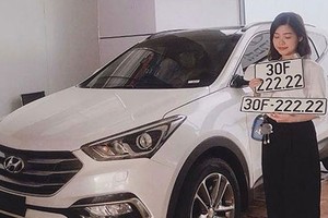 Hyundai Santa Fe hơn 2 tỷ đồng biển “ngũ quý 2” ở HN