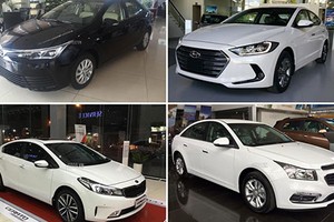 Chọn xe sedan hạng C số sàn giá từ 500 triệu tại VN