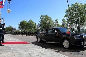 Siêu xe limousine Kortezh được chú ý hơn nhờ tổng thống Putin 