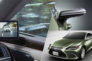 Xe sang Lexus ES 2019 dùng camera thay gương chiếu hậu