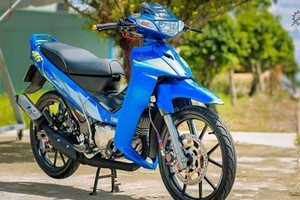 Chi tiết xe máy Yamaha Z125 độ nửa tỷ đồng ở miền Tây 