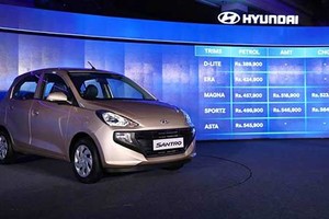 Ra mắt Hyundai Santro 2019 “chốt giá” từ 124 triệu