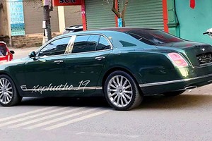 Đại gia Phú Thọ tậu xe sang Bentley Mulsanne mới tiền tỷ