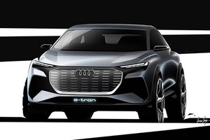 Xe điện Audi Q4 e-tron Concept sắp ra mắt toàn cầu 