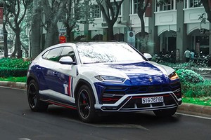 Đại gia Minh Nhựa lại "thay áo" Lamborghini Urus giá 23 tỷ 