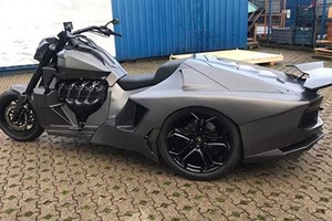 Siêu môtô Boss Hoss độ phong cách Lamborghini Aventador