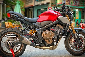 Dân chơi Sài Gòn chi cả trăm triệu độ Honda CB650R 